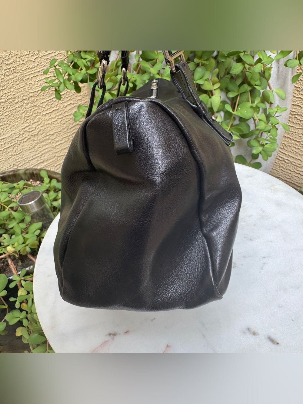 Yves Saint Laurent Studded Vintage Rive Gauche Satchel - Picture 9 of 16